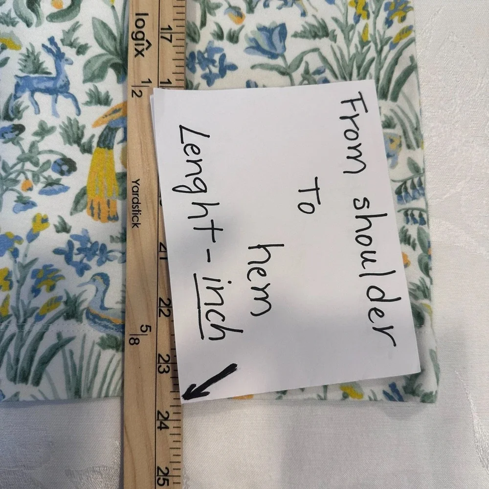 Hill House Size-S The Charlotte Sleep Tee Multi Sherwood Forest Shirt - Picture 4 of 7